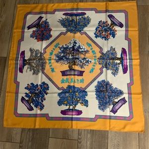 Hermès Paris Vintage Scarf Bonsai